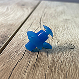 Беруші для плавання, силіконові беруші, затички у вуха, беруші для басейну від води Hechpro сині (4934), фото 5