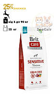 Brit Care Dog Grain-free Sensitive беззерновий оленина 12 кг Сухий корм для собак із чутливим травленням