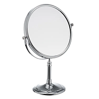 Настільне косметичне дзеркало збільшувальне Zerix (20 см), дзеркало для макіяжу 3-кратне збільшення