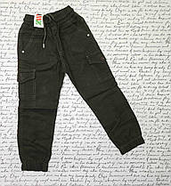 Джинси-джогери для хлопців р 8-12, хакі