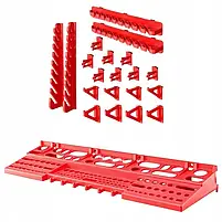 Настінна панель органайзер для інструментів 78х78см + 24 контейнера, фото 5