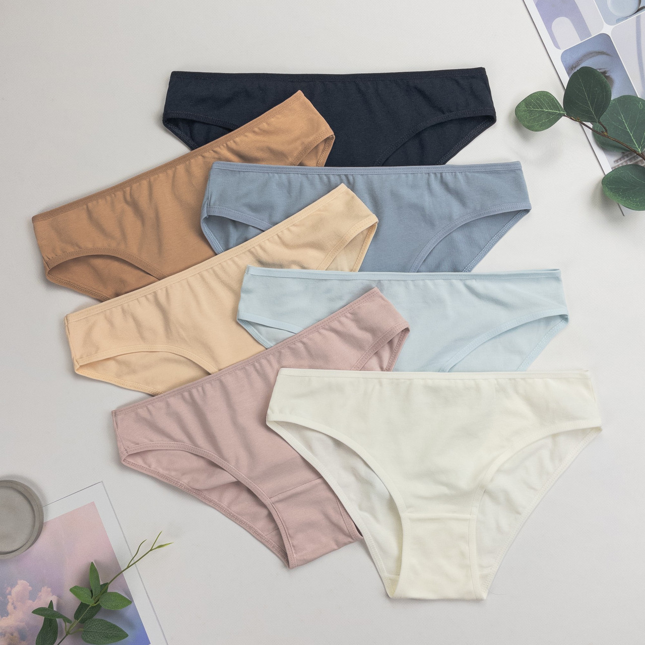 Труси жіночі Nicoletta Туреччина тижневики S, M, L, XL, 2XL |  7 шт.