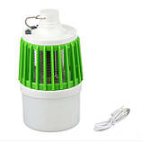 Лампа-пастка 2 в 1 для знищення комах і комарів Mosquito Killer NF-858, фото 3