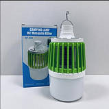 Лампа-пастка 2 в 1 для знищення комах і комарів Mosquito Killer NF-858, фото 5