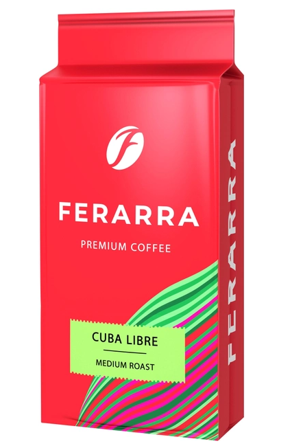 Кава мелена Ferarra Caffe Cuba libre у вакуумній упаковці 250 гр