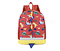Дитячий рюкзак для прогулянок “Динозавр” / Дошкільний рюкзак для садка / Рюкзак зі світловідбивачами Червоний, фото 4