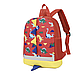 Дитячий рюкзак для прогулянок “Динозавр” / Дошкільний рюкзак для садка / Рюкзак зі світловідбивачами Червоний, фото 2