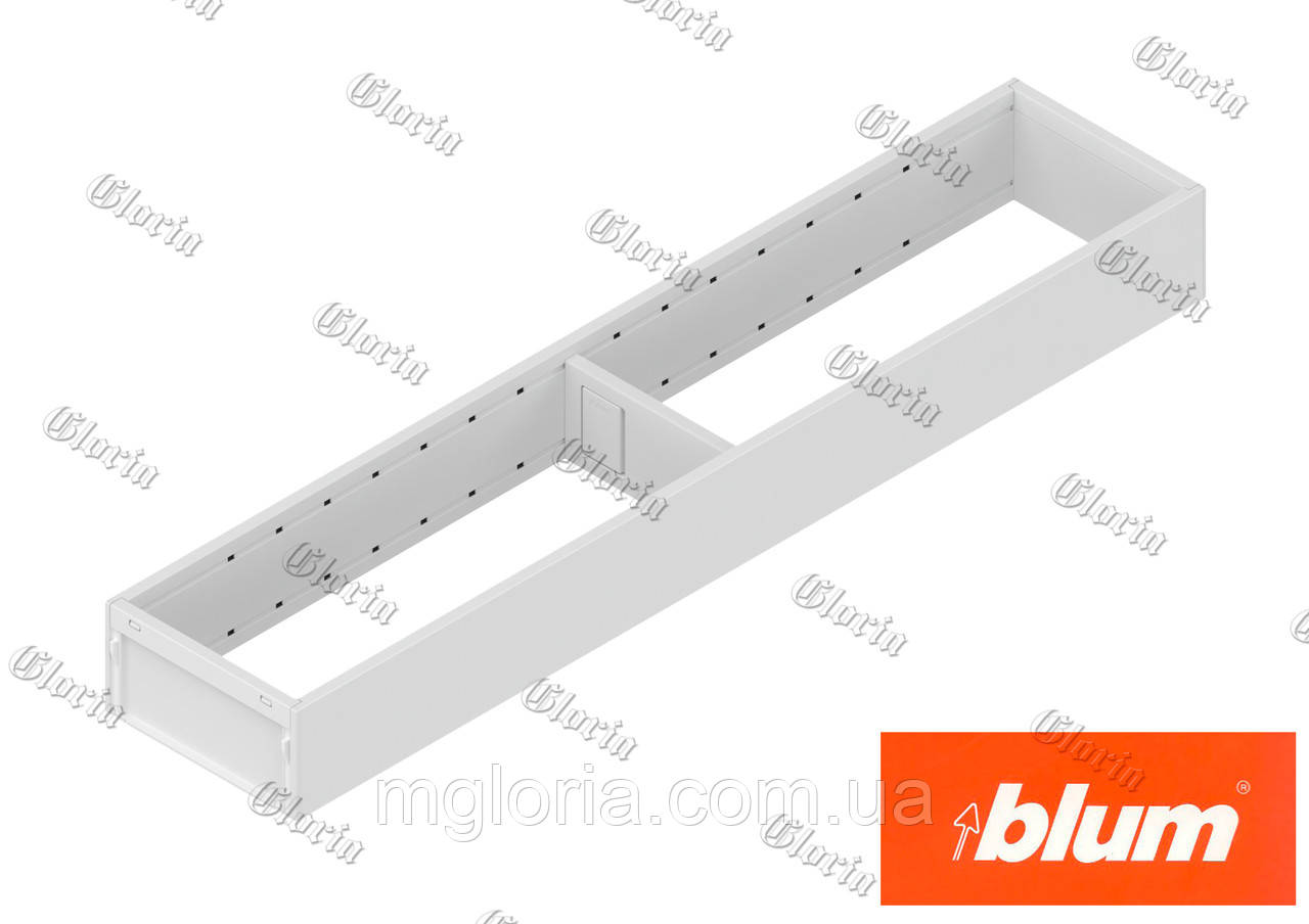 AMBIA-LINE рамка для LEGRABOX 500 х 100 мм білий шовк