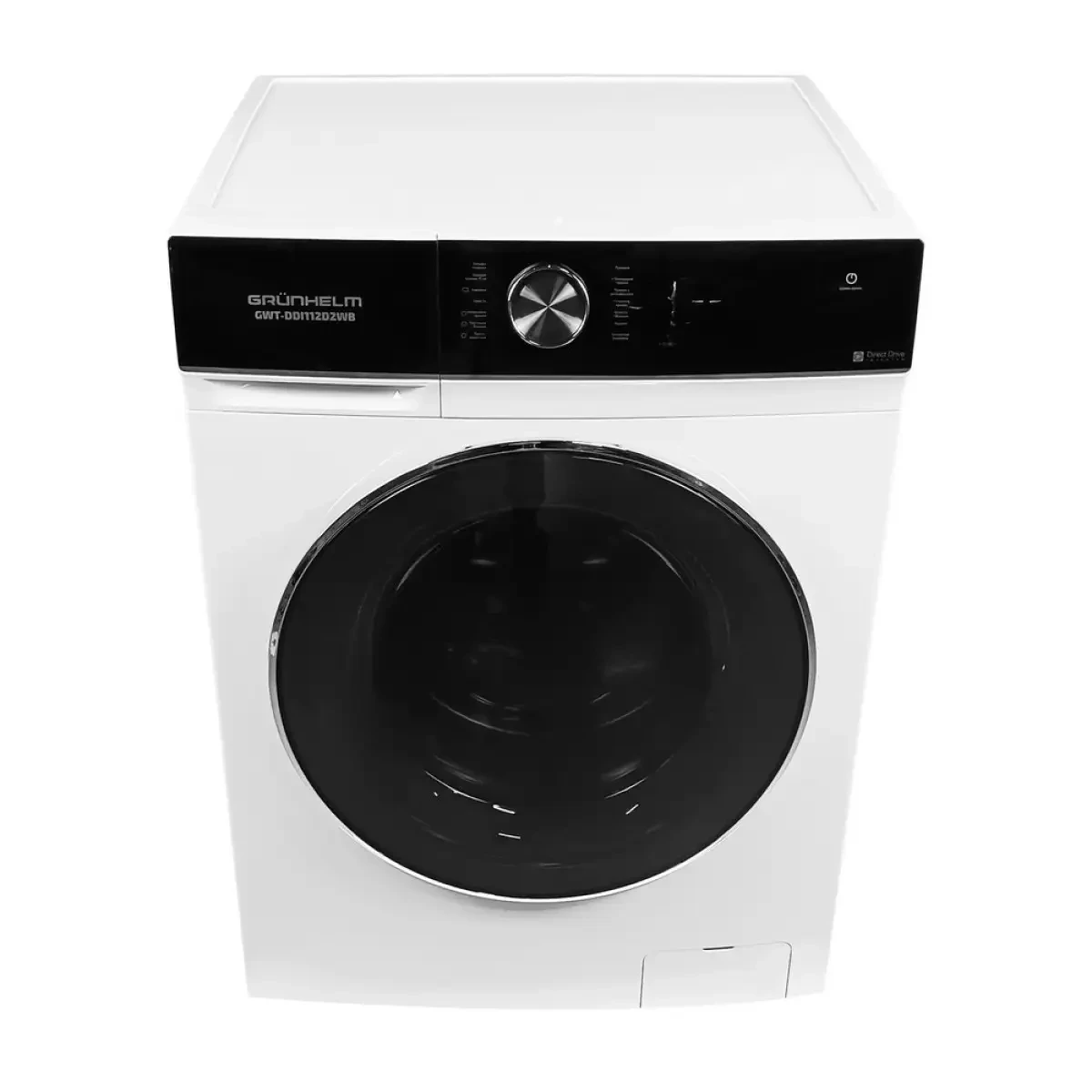 Пральна машина Grunhelm GWT-DDI112D2WB 595х628х850 мм Автомат пральна машина на 10 кг