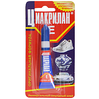 Суперклей "Ціакрилан Е" 2 г. універсальний, 1/50