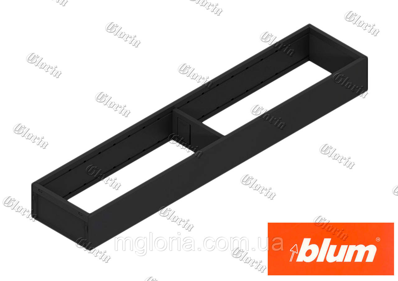 AMBIA-LINE рамка для LEGRABOX 500 х 100 мм чорний карбон