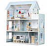 Великий 3-поверховий дерев'яний ляльковий будиночок Ricokids RK-878, фото 7
