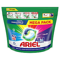 Гель у капсулах ARIEL ALLin1 PODS 63 шт. колор