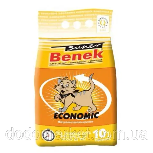 Super Benek Economic - наповнювач бентонітовий Супер Бенек Економний без аромату 5 л, фото 1