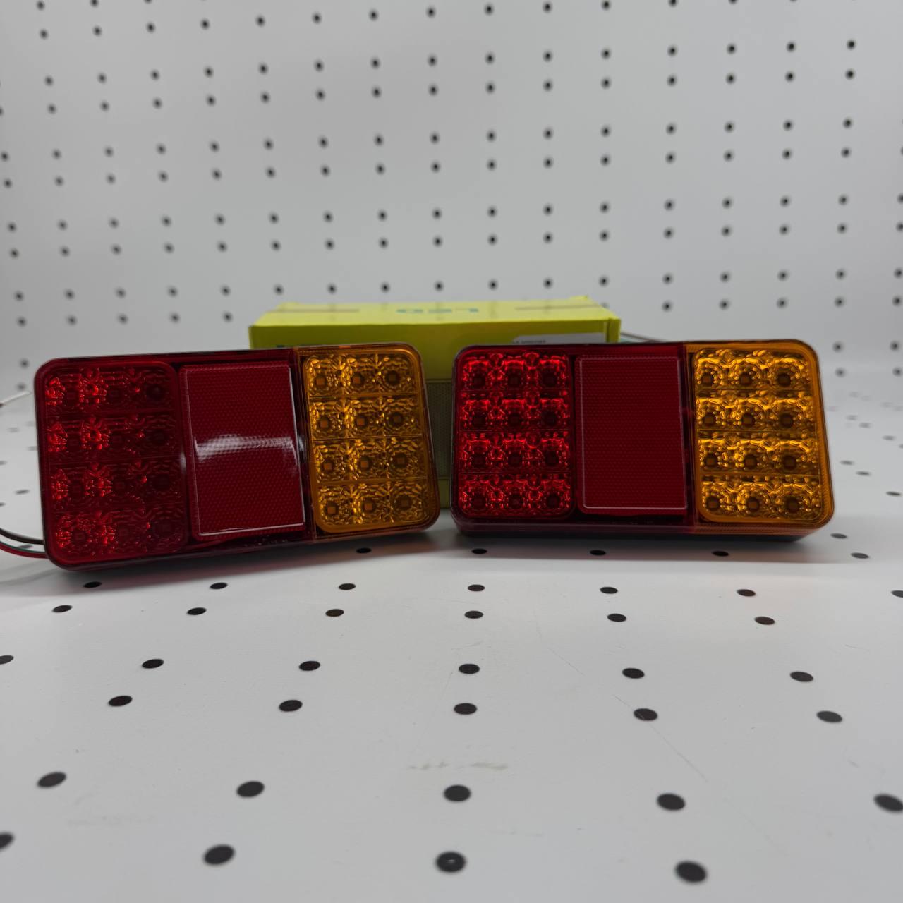 Ліхтар LED задній універсальний 150 х 80 х 30; 12V; 24 led діода; + 30 см провід, фото 1