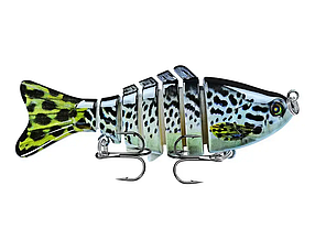Секційний Воблер карась SwimBait (свімбейт) 100 мм / 15 гр