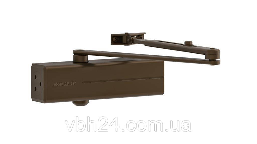 Доводчик із ножицями коричневий RAL8014, ASSA ABLOY DC140