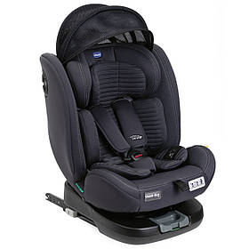 Автокрісло Chicco Unico Evo Air i-Size (група 0+/1/2/3, від народження до 12 років, регулювання спинки) Сіре