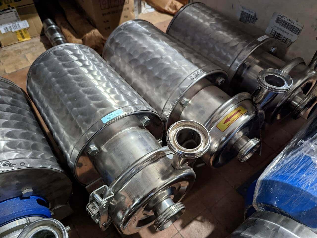 Харчовий насос Г2-ОПЕ з нерж. сталі 220В, для продуктів до 50°C - сирного зерна, томатної пасти