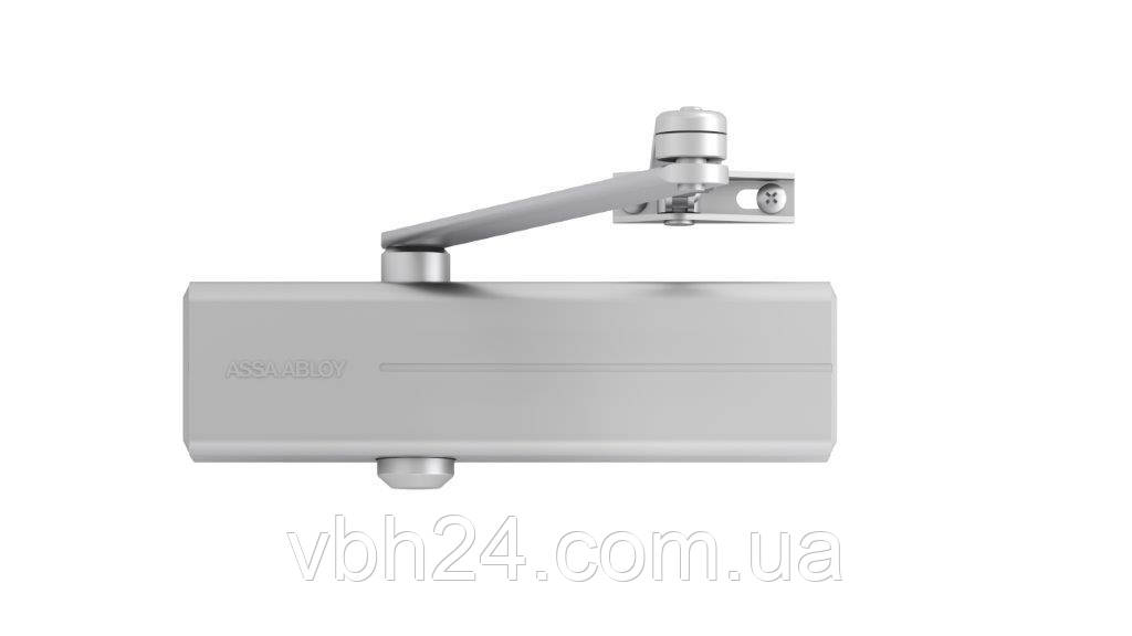 Доводчик із ножицями срібло EV1, ASSA ABLOY DC140