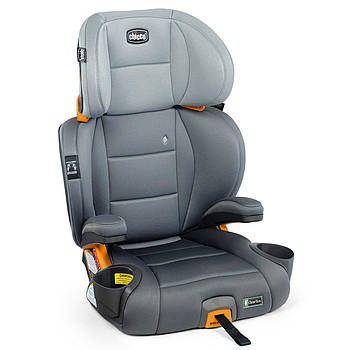 Автокрісло Chicco KidFit ClearTex Plus (група 2/3, від 4 до 12 років, Isofix) Сіре