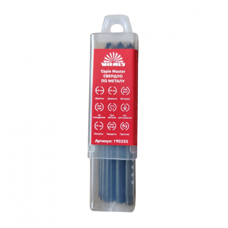 Свердло для металу HSS 4341 5.5 (10 од.) Vitals Master