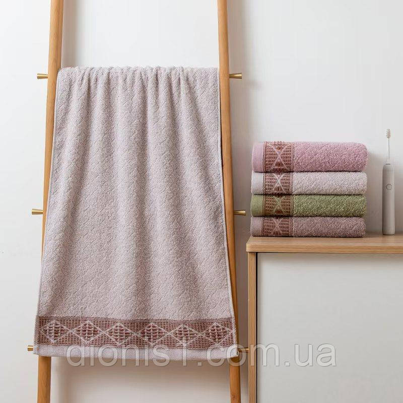 Банний махровий рушник 8 шт в уп. Розмір 70х140, фото 1