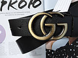 Жіночий шкіряний ремінь в стилі GUCCI, фото 6