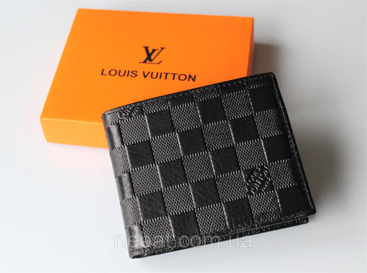 Мужская кожаная сумка Louis Vuitton черная