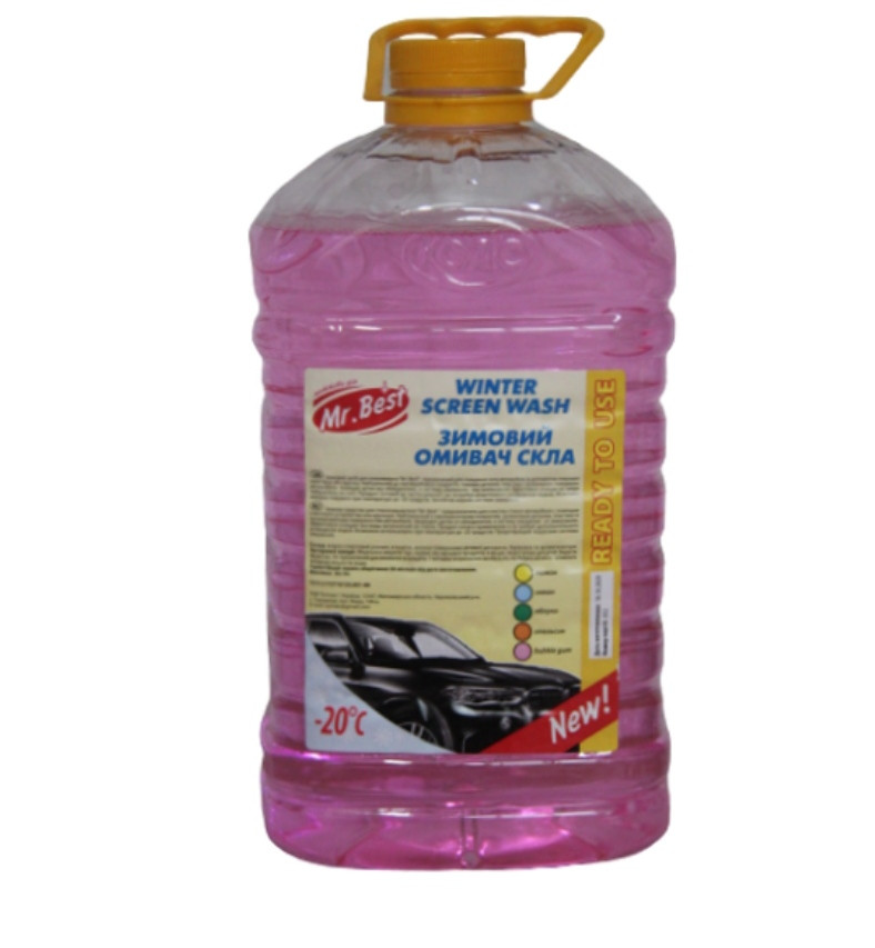 Омивач скла зима -20* Bubble Gum 4.5л Mr.Best
