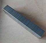 Скоби для степлера будівельного квадратні калені 14х11,3 мм Т53 Сталь під ручний інструмент перетин скоби 0,7 мм упаковка 1000 шт, фото 10