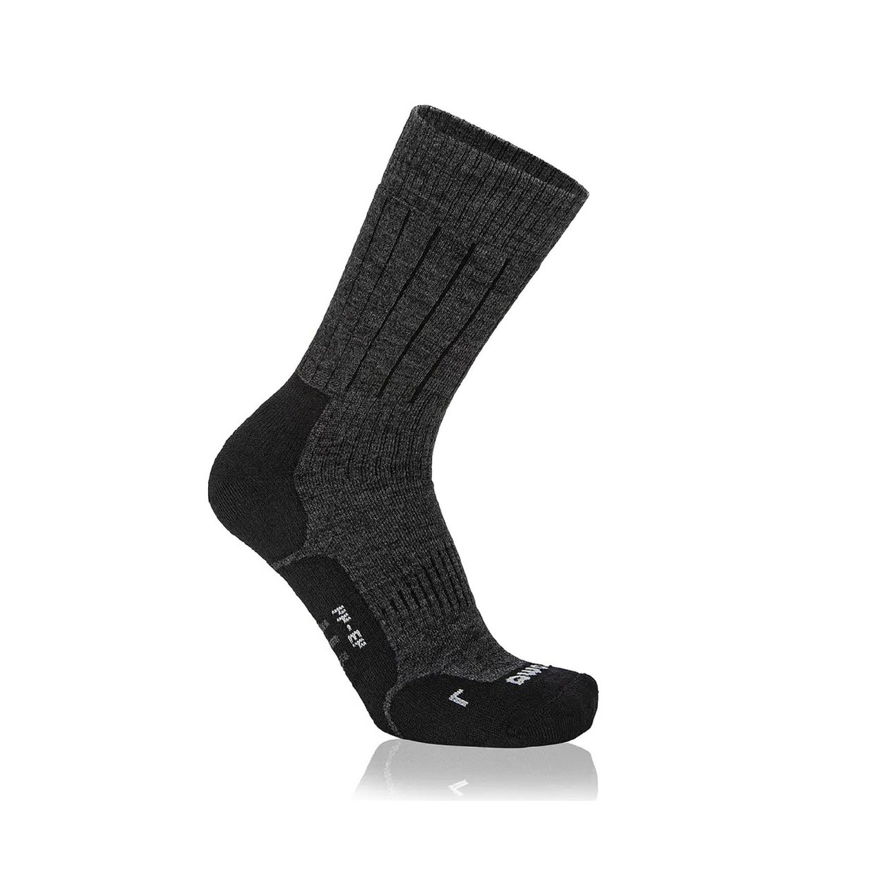 Шкарпетки зимові трекінгові Lowa Winter з вовни мериноса. Grey-Black. Розмір 37-38