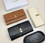 Жіночий брендовий гаманець Celine (924) beige, фото 9