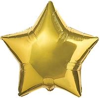 Фольгована кулька Flexmetal 18"(45 см) Зірка металік золота