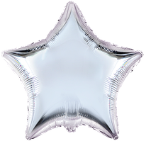 Фольгована кулька Flexmetal 18"(45 см) Зірка металік срібна