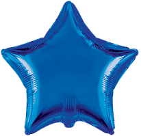 Фольгована кулька Flexmetal 18"(45 см) Зірка металік синя