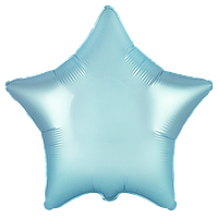Фольгована кулька Flexmetal 18"(45 см) Зірка сатин блакитна