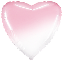 Фольгована кулька Flexmetal 32"(80 см) Серце градієнт рожеве
