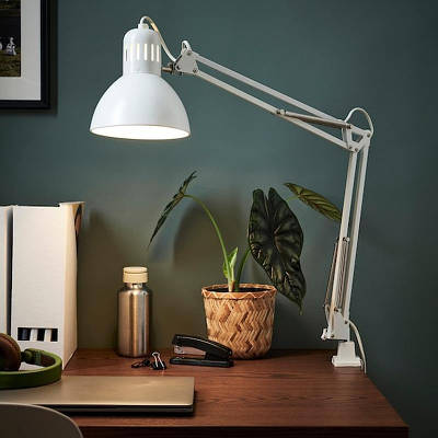 IKEA TERTIAL Настільна лампа, білий (703.554.55)