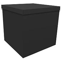 Коробка-сюрприз для кульок 70х70х70см чорна