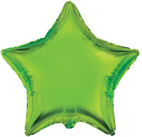 Фольгована кулька Flexmetal 18"(45 см) Зірка металік салатова