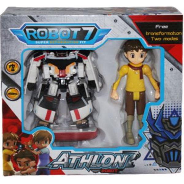 Робот-трансформер Athlon Тоботі фігурка Корі та робот V mini Tobot