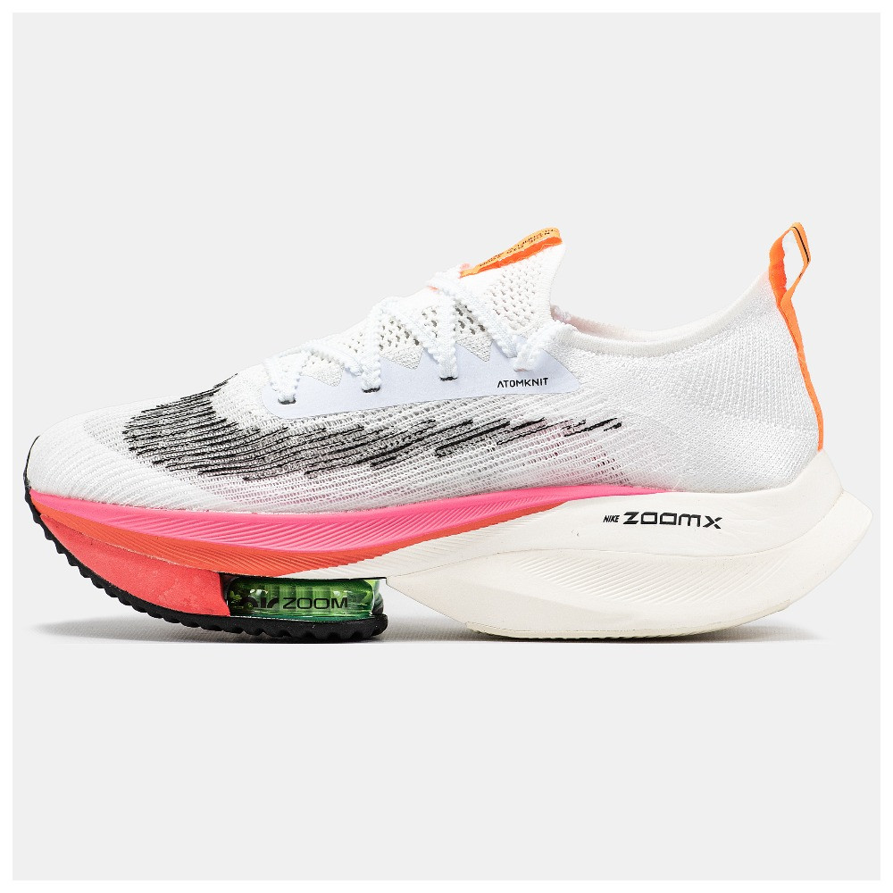 Жіночі кросівки Nike Air Zoom AlphaFly Next% 2 White Pink, рожево-білі кросівки найк аір зум альфафлай некст 2