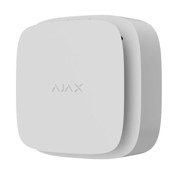 Бездротовий пожежний датчик тепла та чадного газу AJAX FireProtect 2 RB (Heat/CO) white