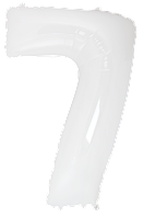 Цифра Flexmetal 40"(102 см) Біла 7 (плівка)