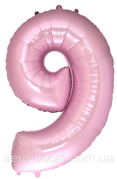 Фольгована цифра Flexmetal 40"(102 см) Пастель рожева 9, фото 1
