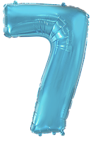 Фольгована цифра Flexmetal 40"(102 см) Пастель блакитна 7
