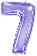 Фольгована цифра Flexmetal 40"(102 см) Бузкова 7