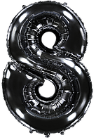 Фольгована цифра Flexmetal 40"(102 см) Чорна 8