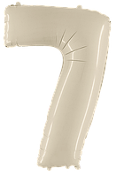 Фольгована цифра Flexmetal 40"(102 см) Сатин кремова 7